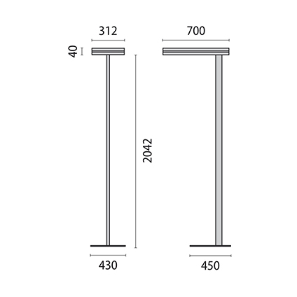 Tech Design SL740SL L LED MICROPRISMATIC COVER 1++